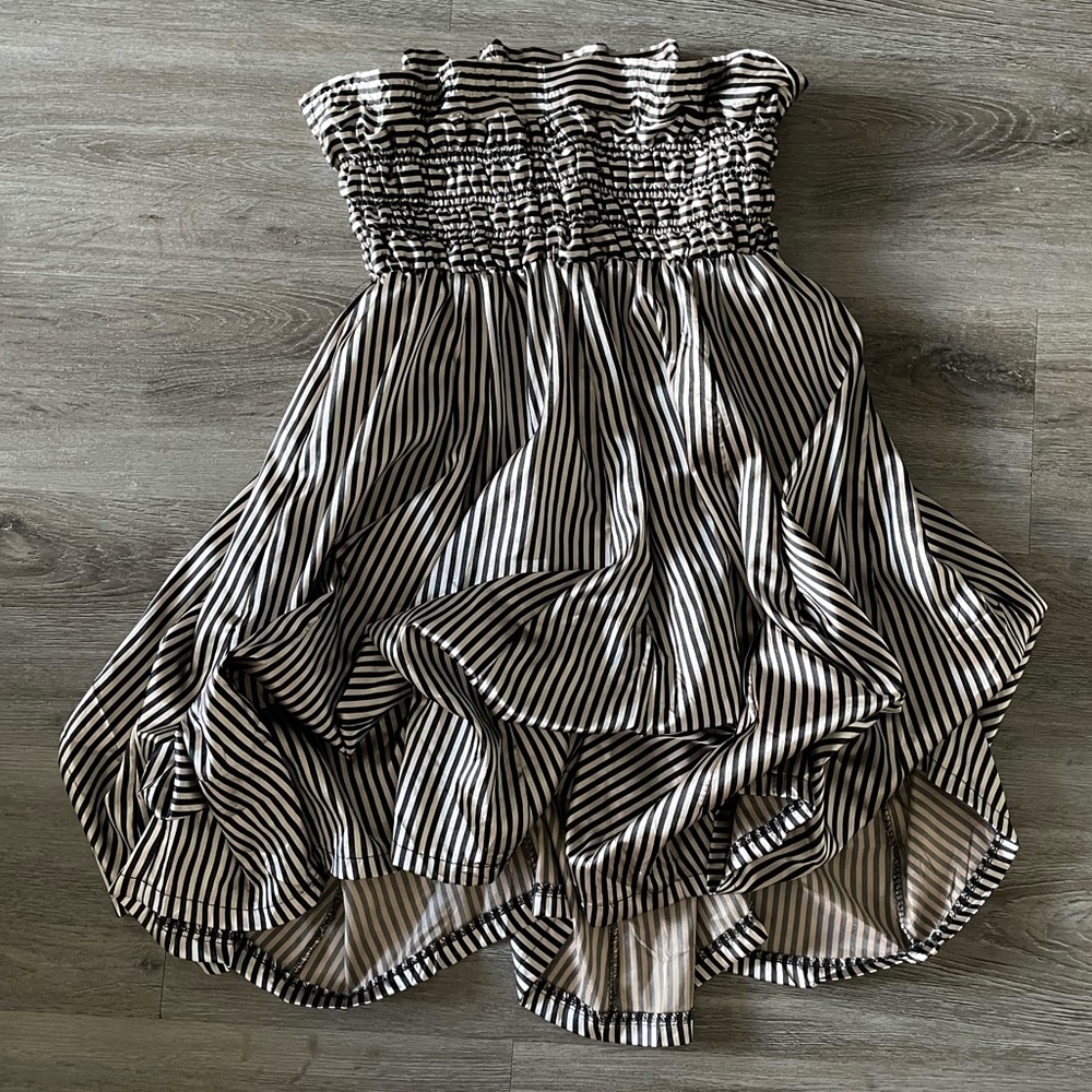 Striped mini dress